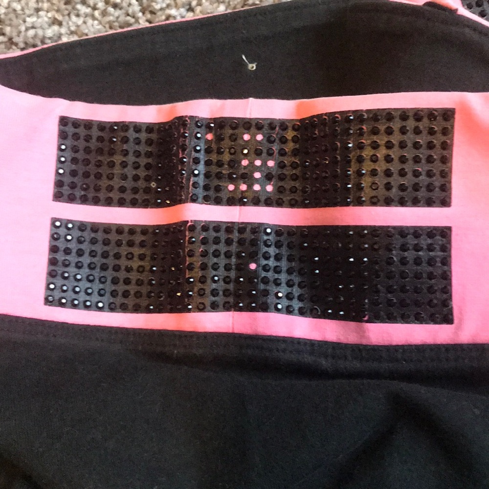 Pink cropped leggings LAST CHANCE - Picture 5 of 7